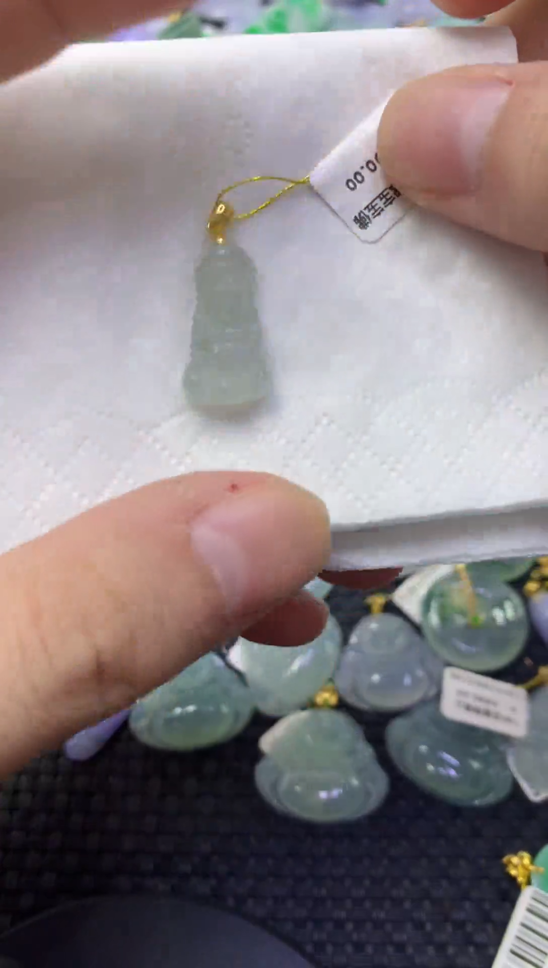 颈饰未镶嵌翡翠天然缅甸翡翠A货