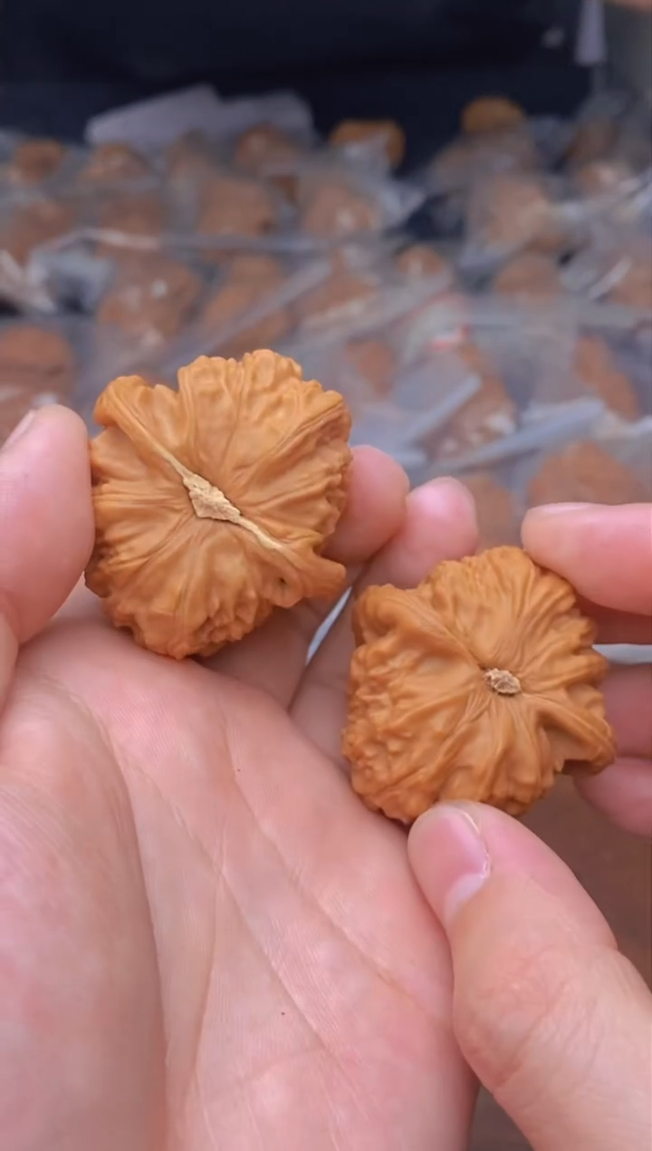 【闪购商品】文玩核桃把件G187号41尺白狮子