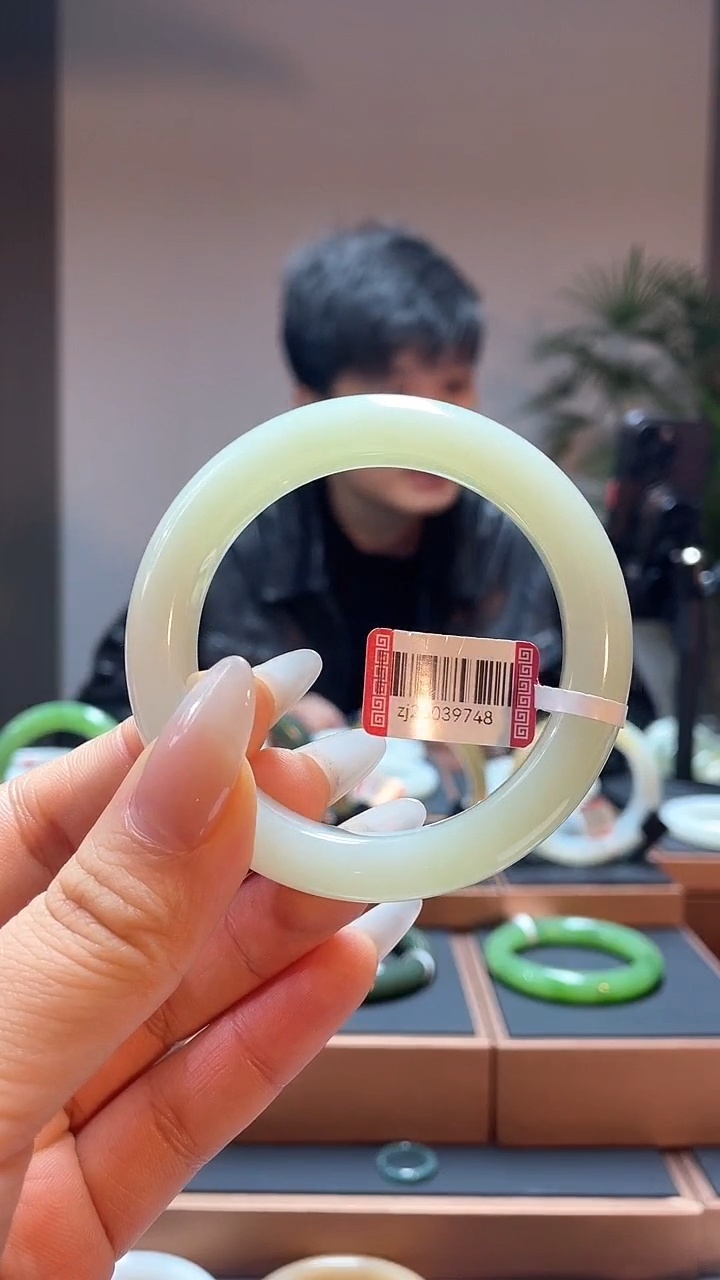 【闪购商品】和田玉手镯未镶嵌53白玉26039748