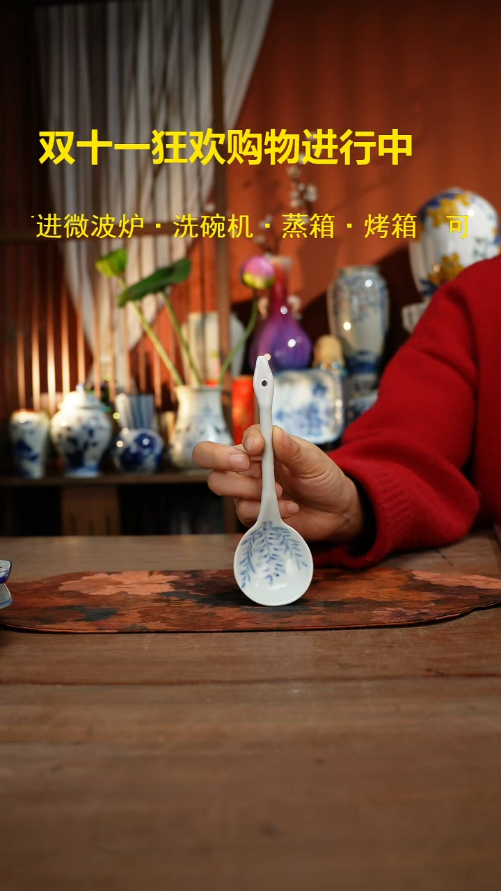 现代高温釉下彩手绘陶瓷餐具