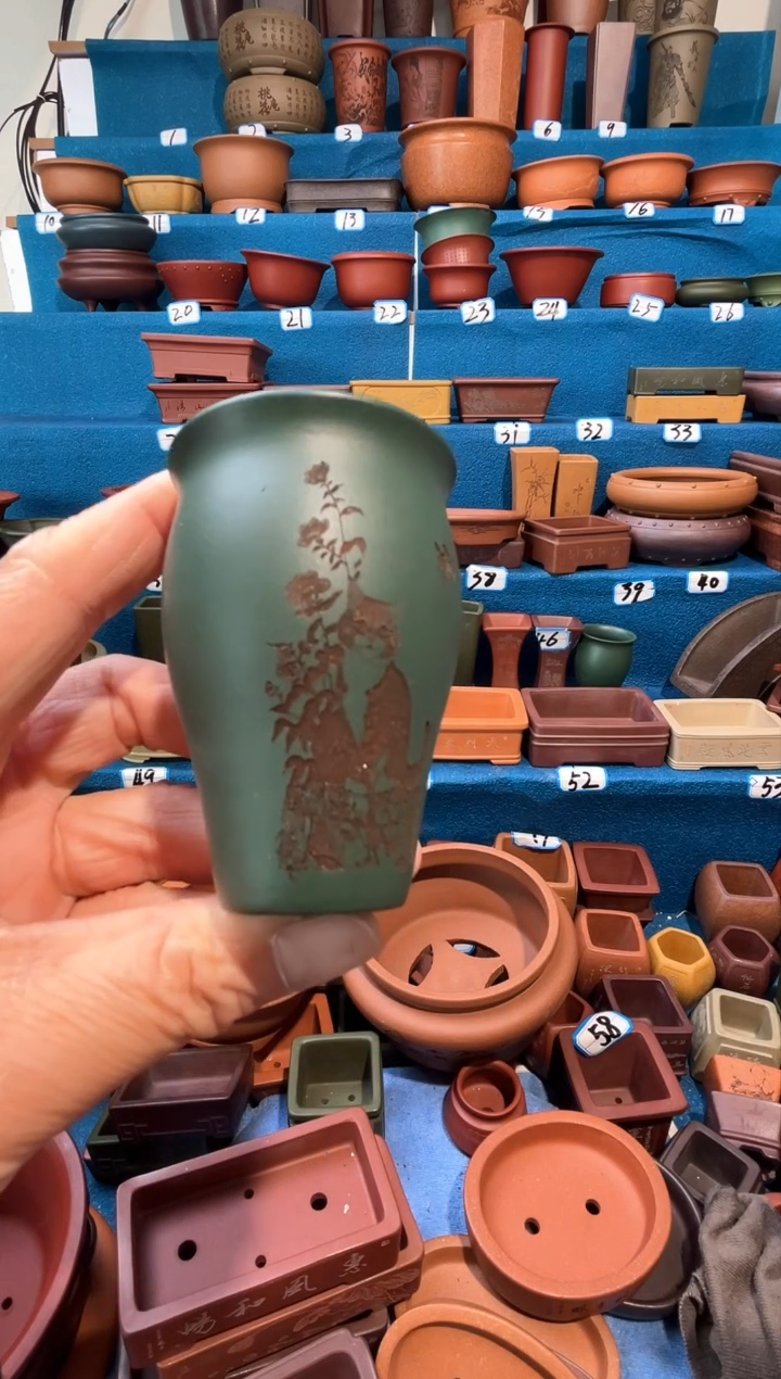 【闪购商品】紫砂紫砂花盆4*6