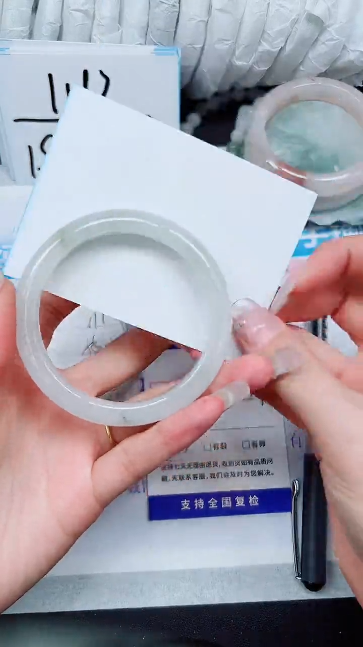 【闪购商品】石英质玉手镯未镶嵌A112-58`59`