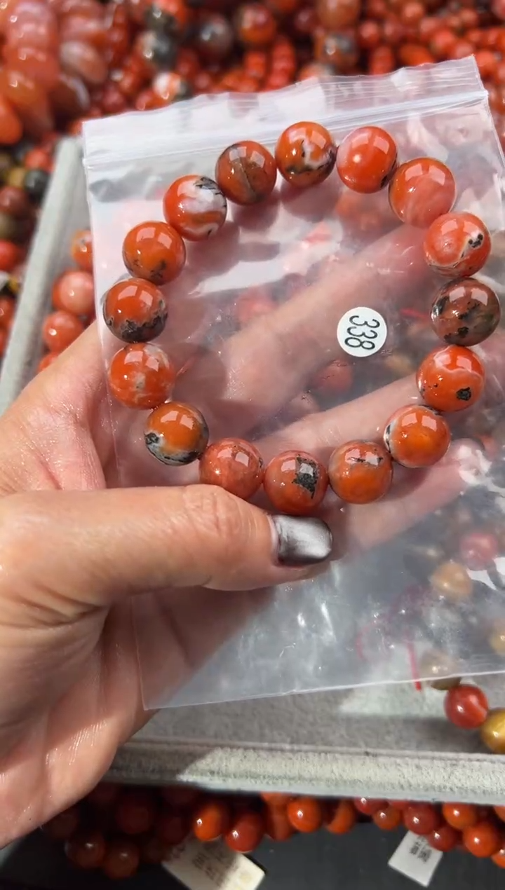 未镶嵌手串南红玛瑙12+