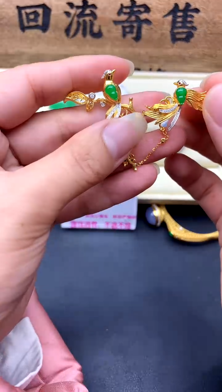 【闪购商品】翡翠颈饰18K金镶嵌559-中国好珍宝
