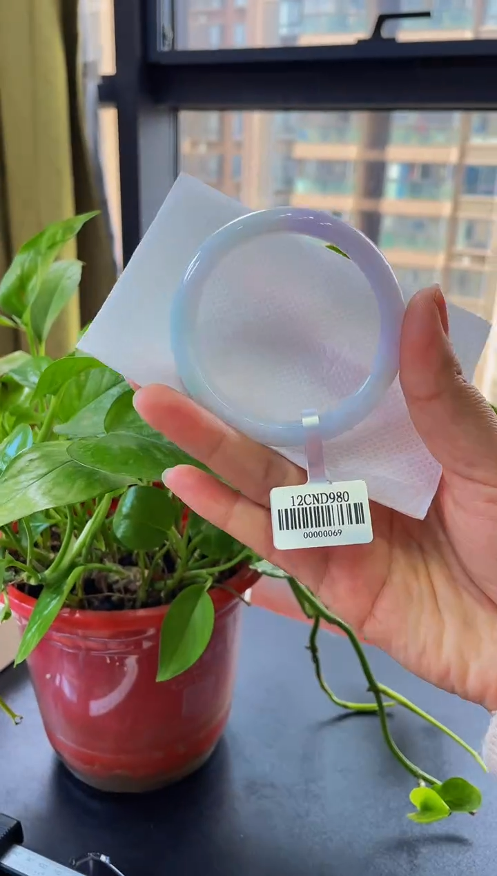 【闪购商品】翡翠手镯未镶嵌圈口58.5手镯17