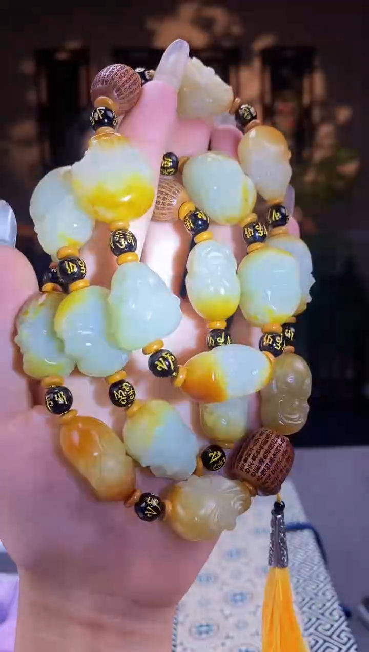 和田玉未镶嵌颈饰C708