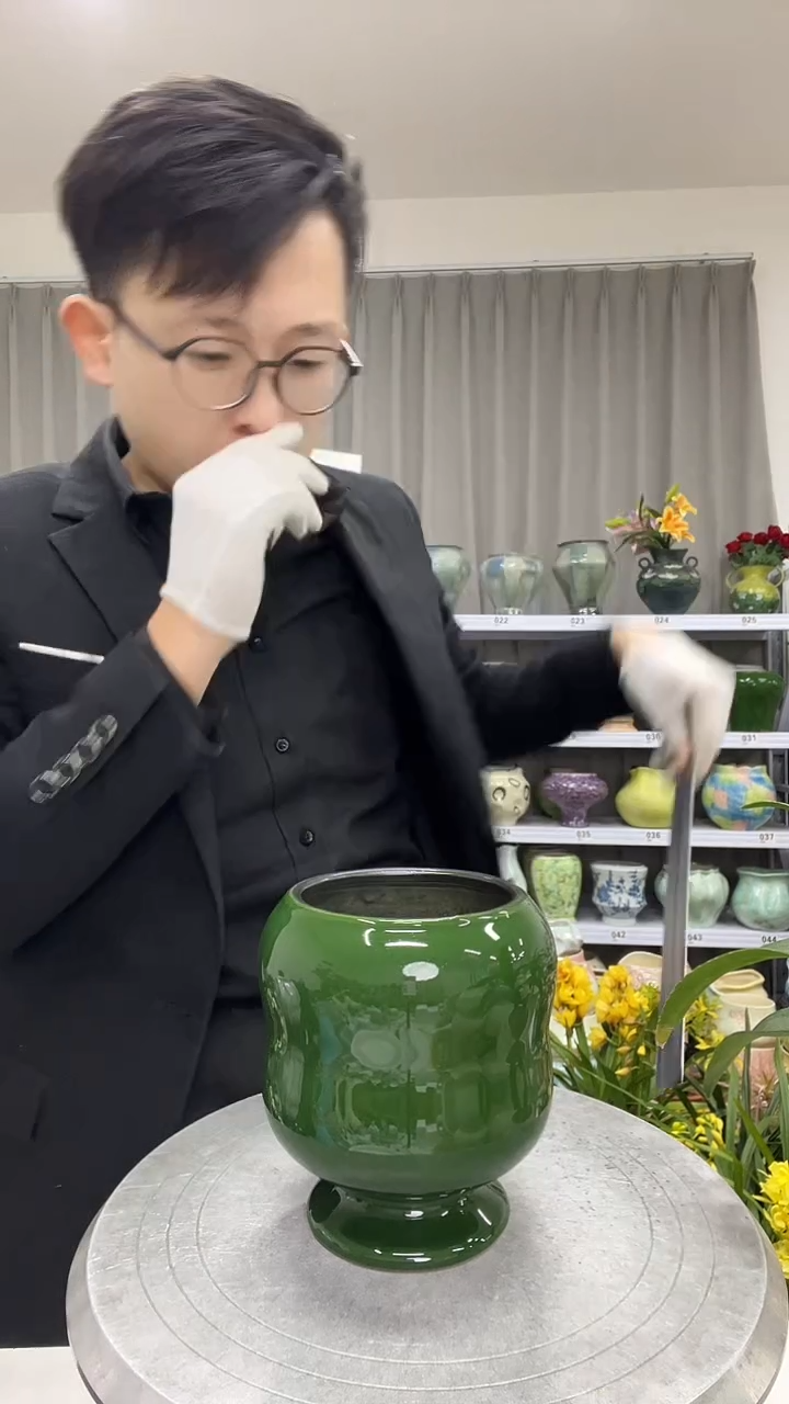 12.5陶瓷花盆直播链接高. 15     口    9