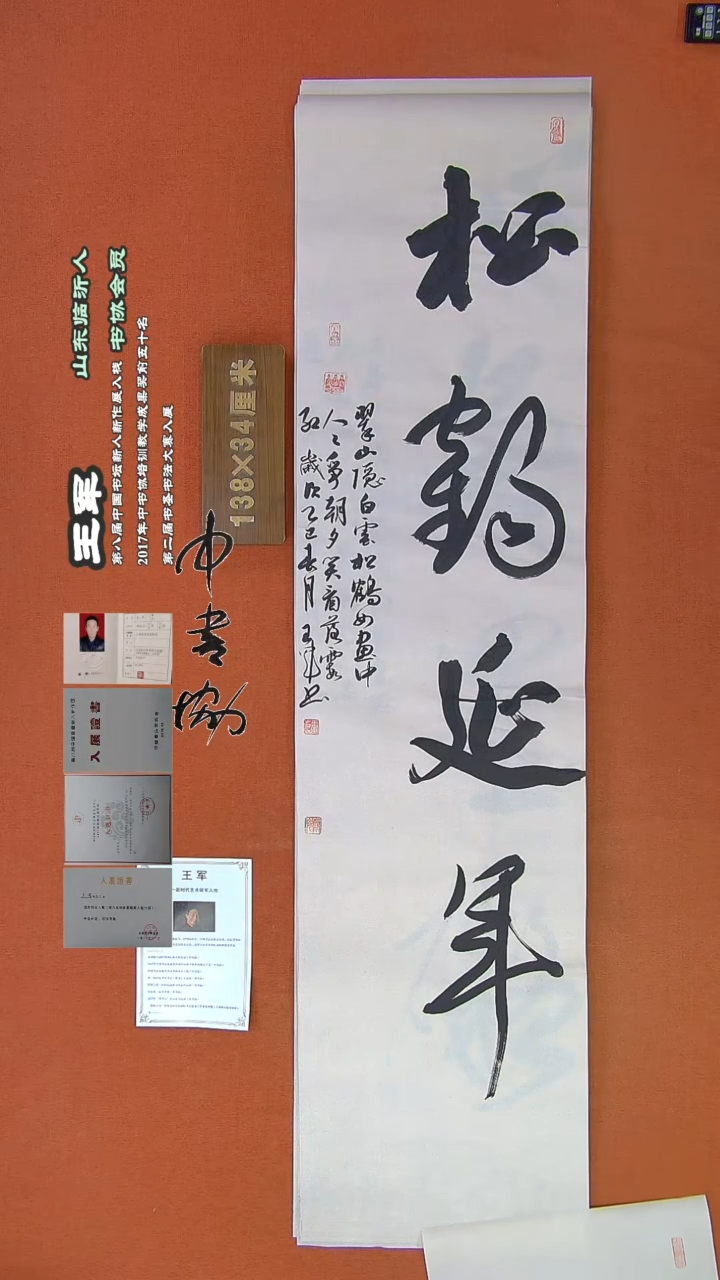 【闪购商品】书法354王军书法作品