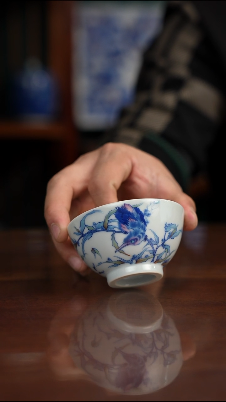 空山明月新斗彩单翠