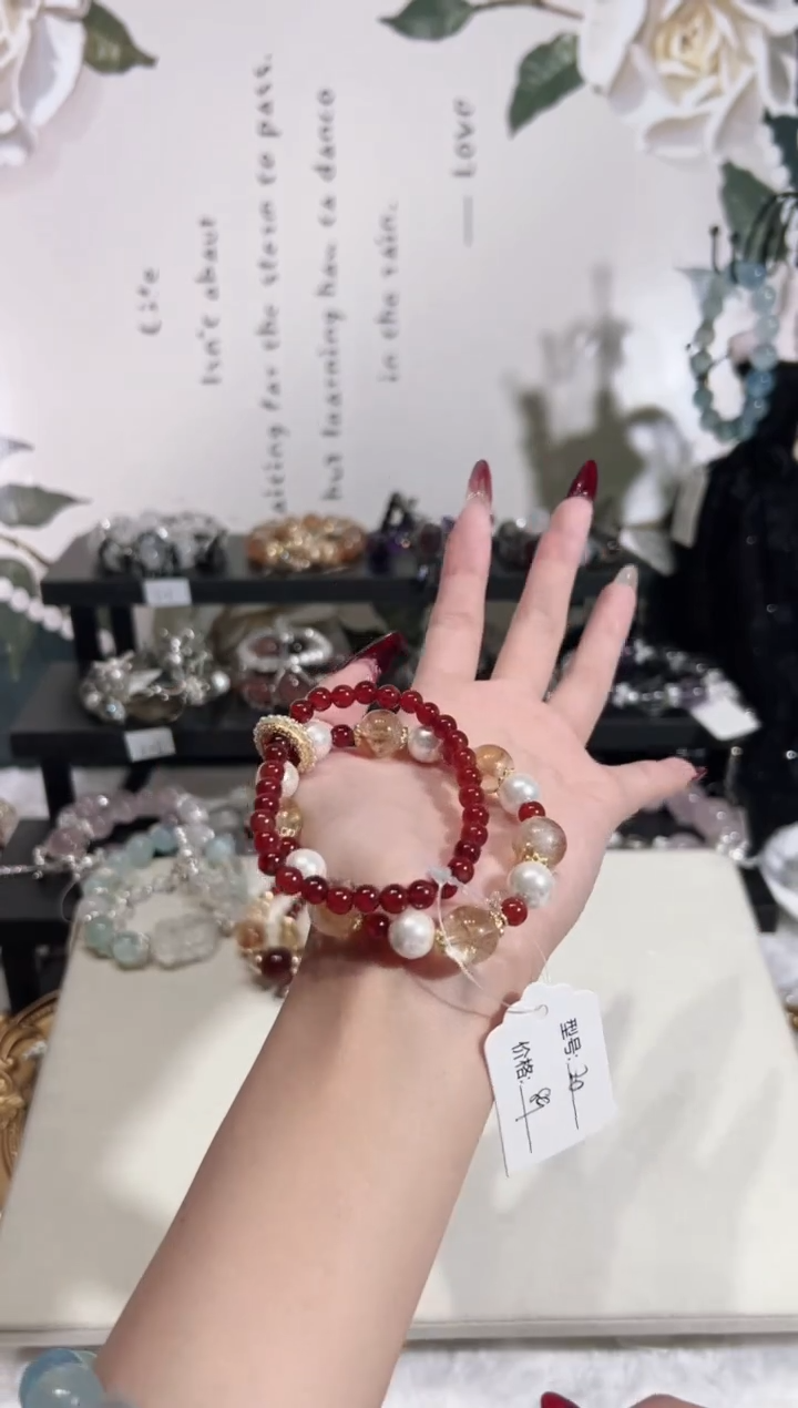 【闪购商品】水晶手链未镶嵌天然水晶默认微瑕，多样性发货发其一