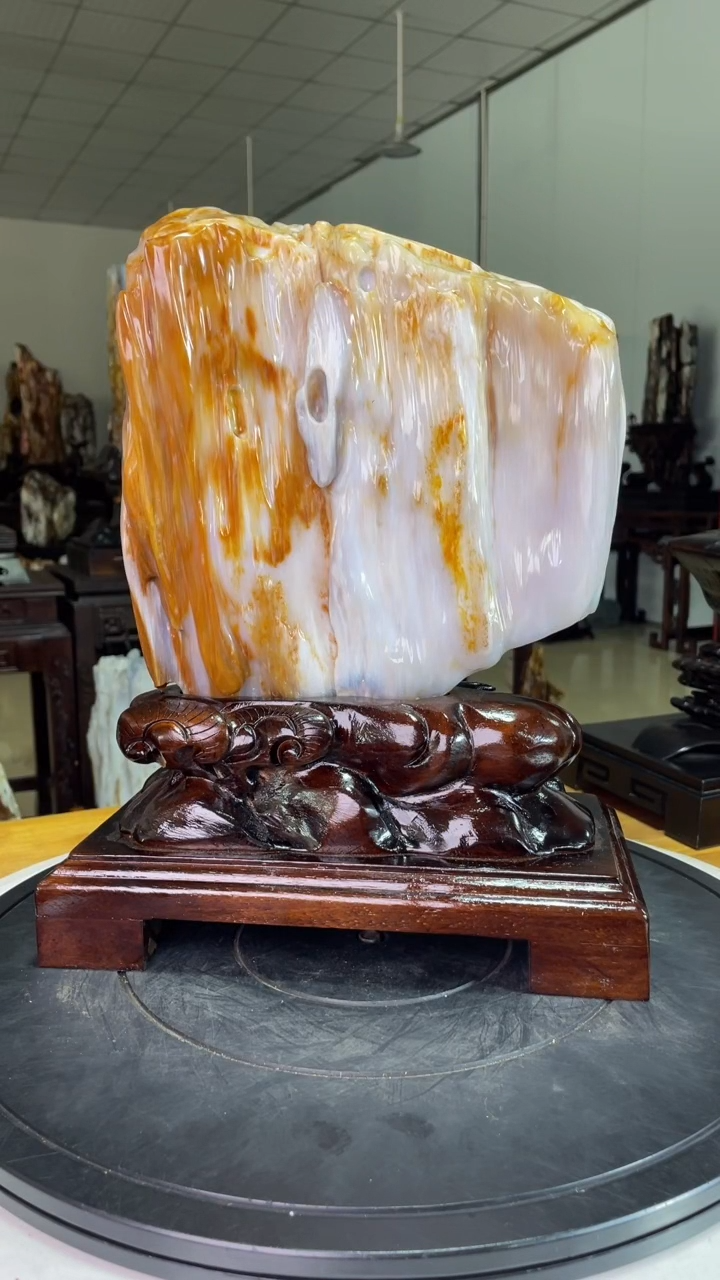 【闪购商品】硅化玉珠宝奇石未镶嵌高34