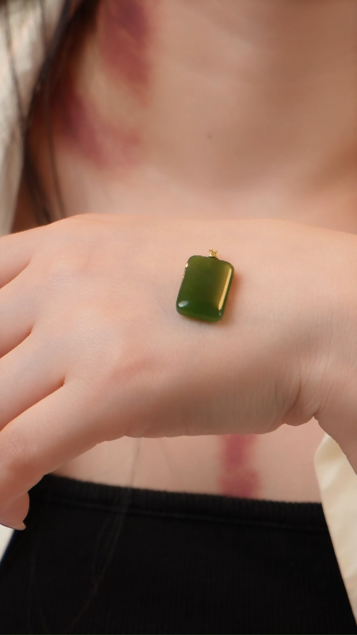 吊坠和田玉未镶嵌@@C921D016807