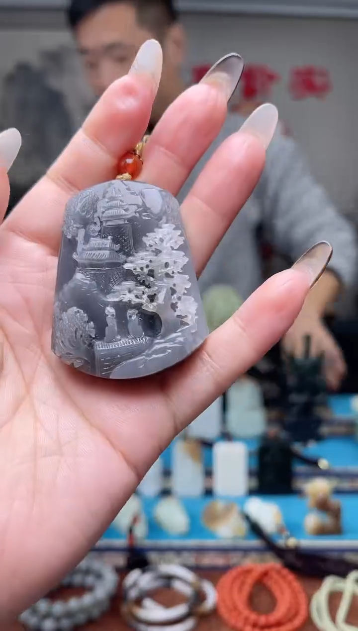 【闪购商品】和田玉挂件未镶嵌1