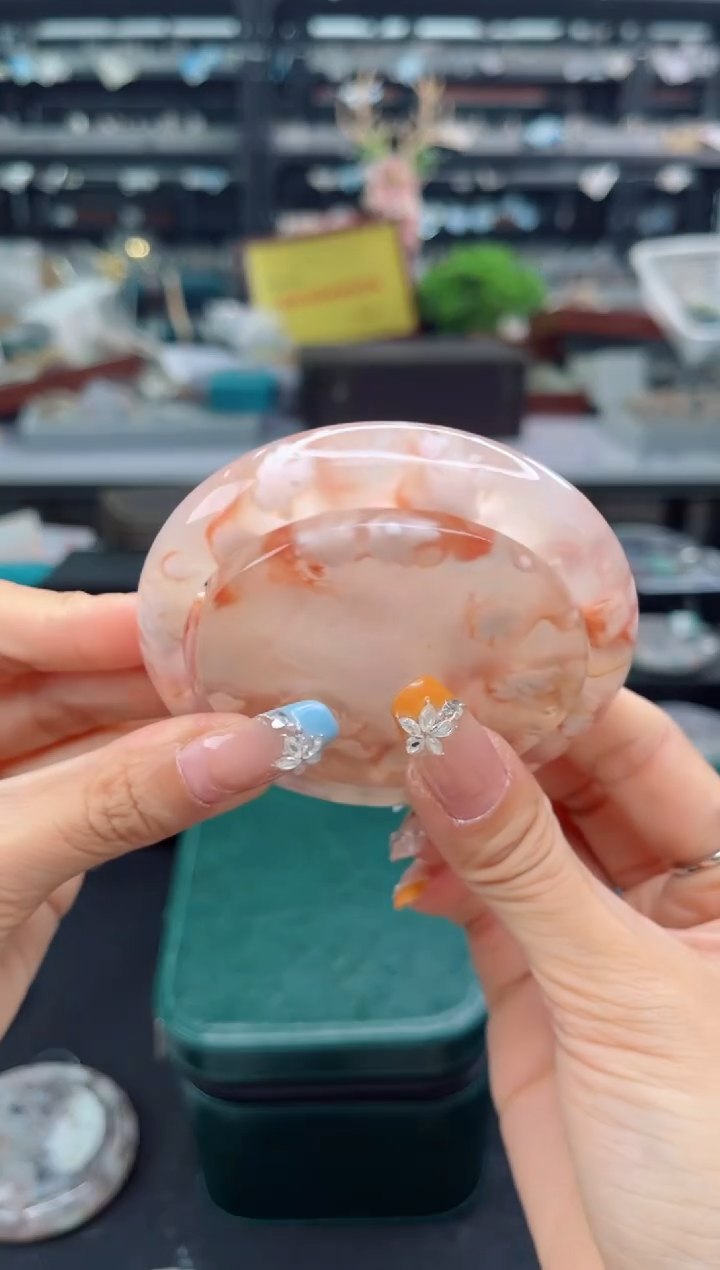 石英质玉未镶嵌手镯61圈口（赠品镯心）3S5873