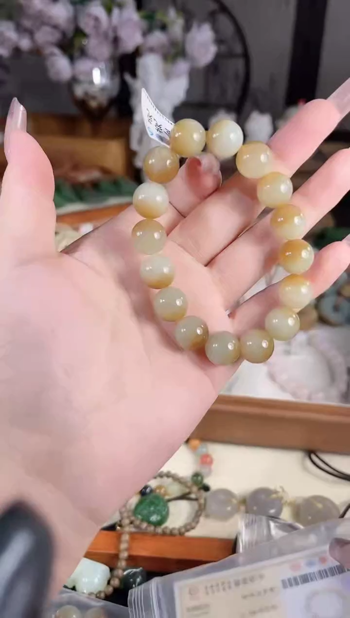 手链未镶嵌和田玉多样性发货其一默认天然特征