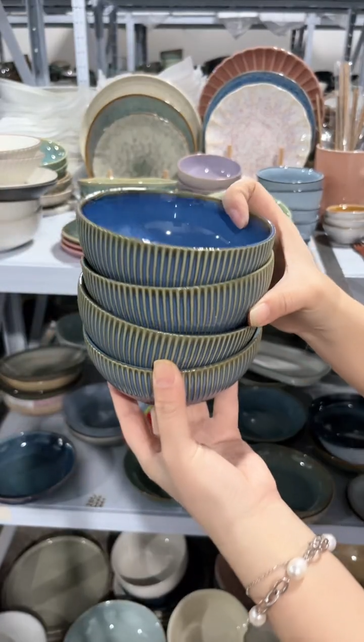 【闪购商品】瓷片外贸尾货瑕疵满20包邮X4 蓝色P3B