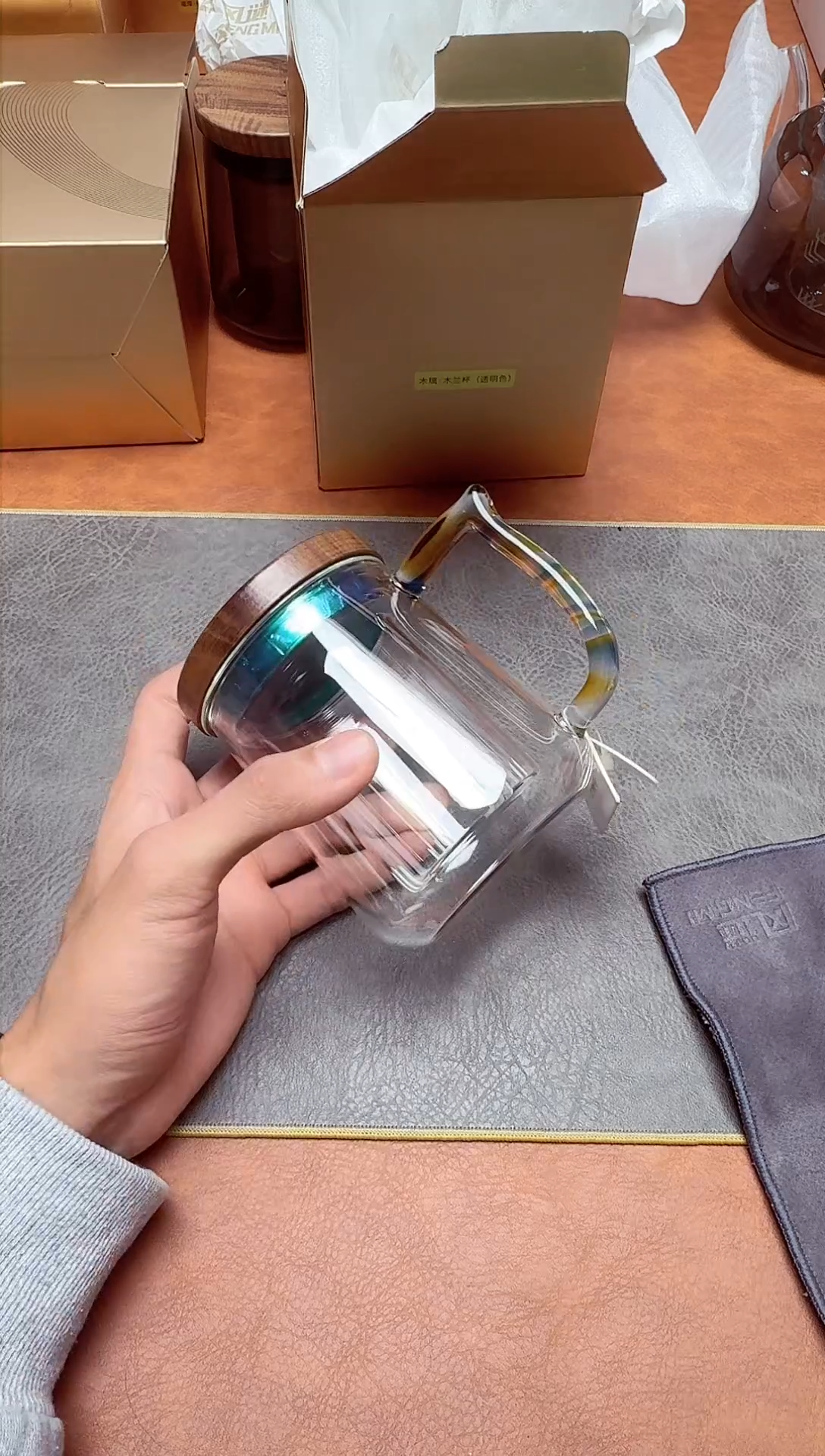 【闪购商品】风谜#木兰办公杯透明