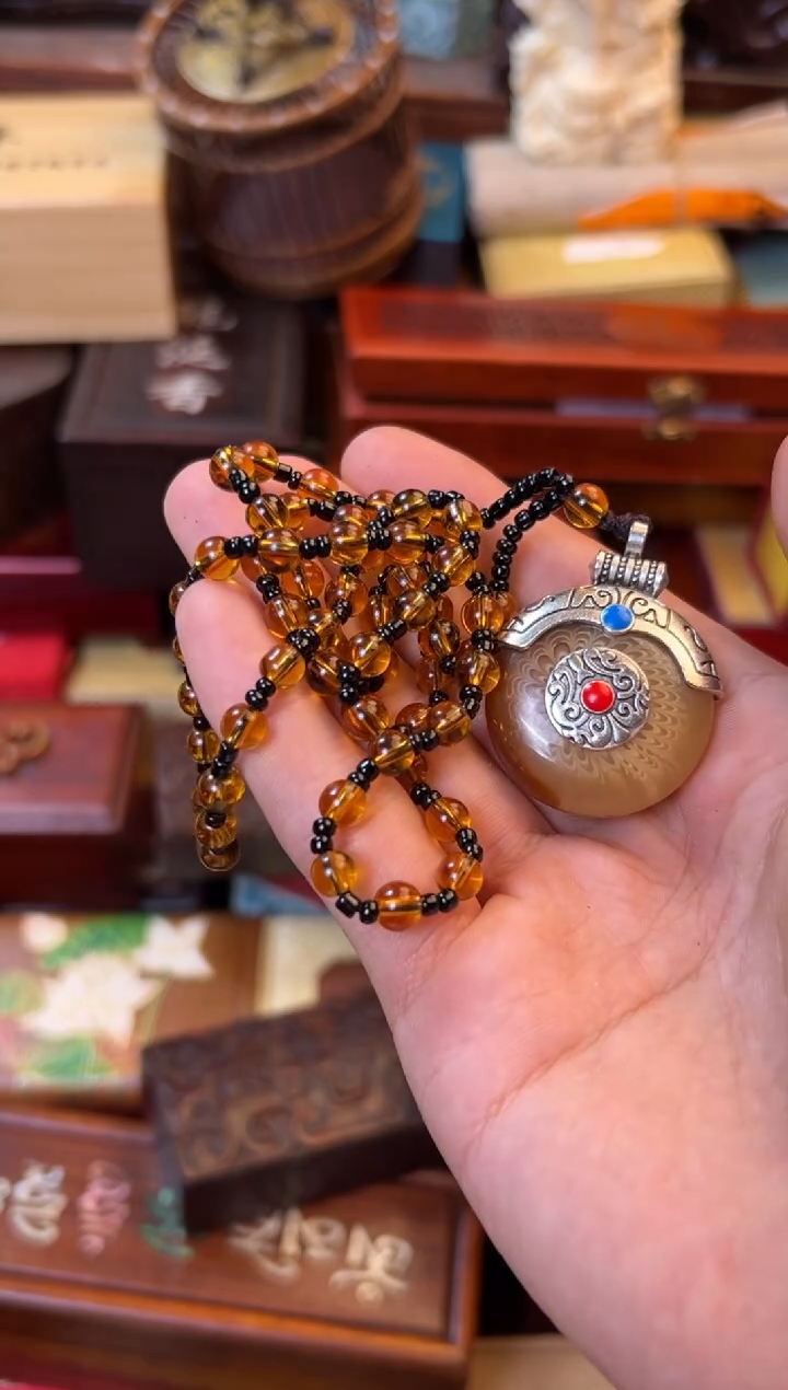 1--------瓷--------羊平安扣6969