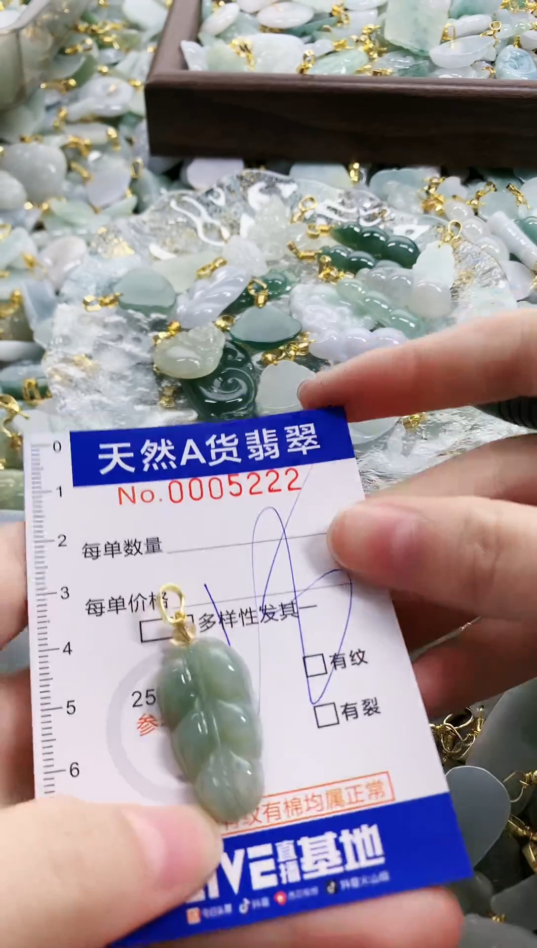 颈饰未镶嵌翡翠天然A货翡翠