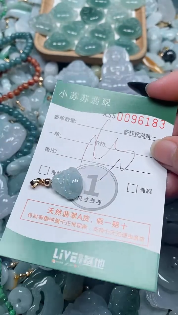 【闪购商品】翡翠颈饰未镶嵌闪购商品0096183