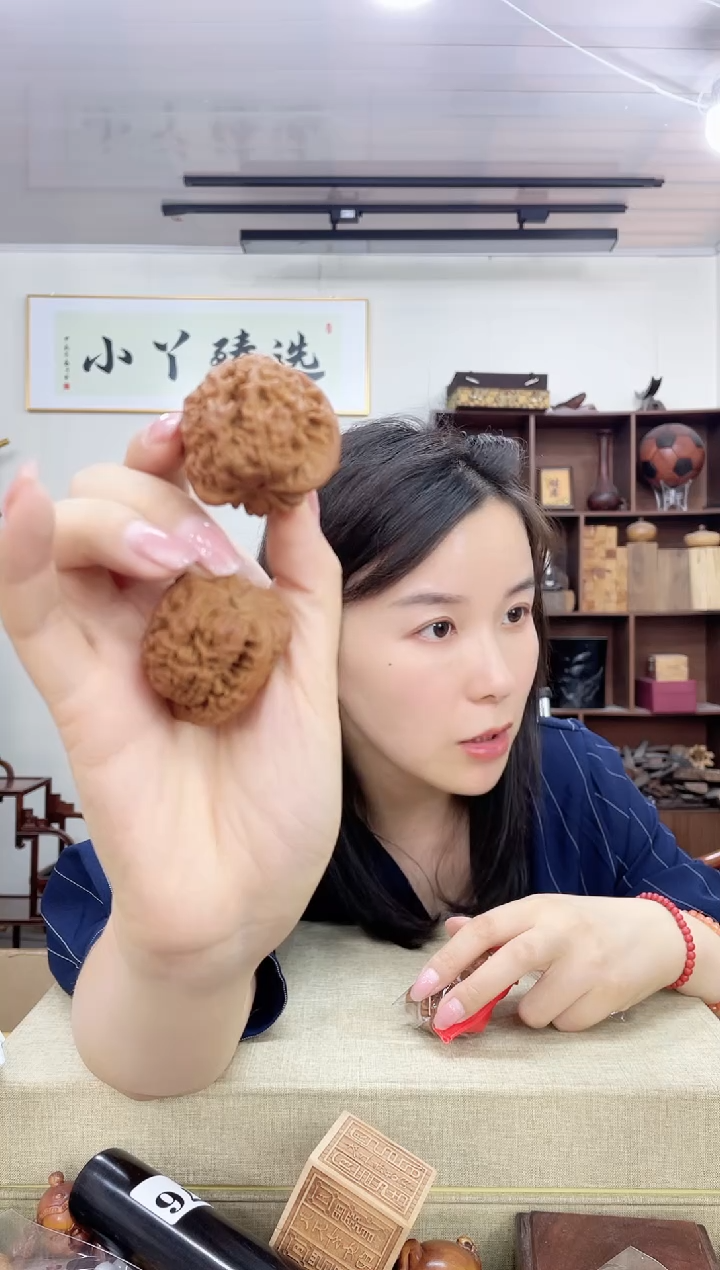 乌木类端景台979核桃木木木木一对