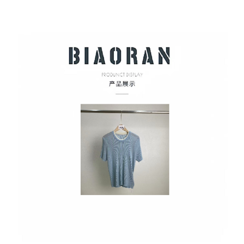 BIAORAN/标冉2025春季新款休闲百搭减龄针织上衣3022