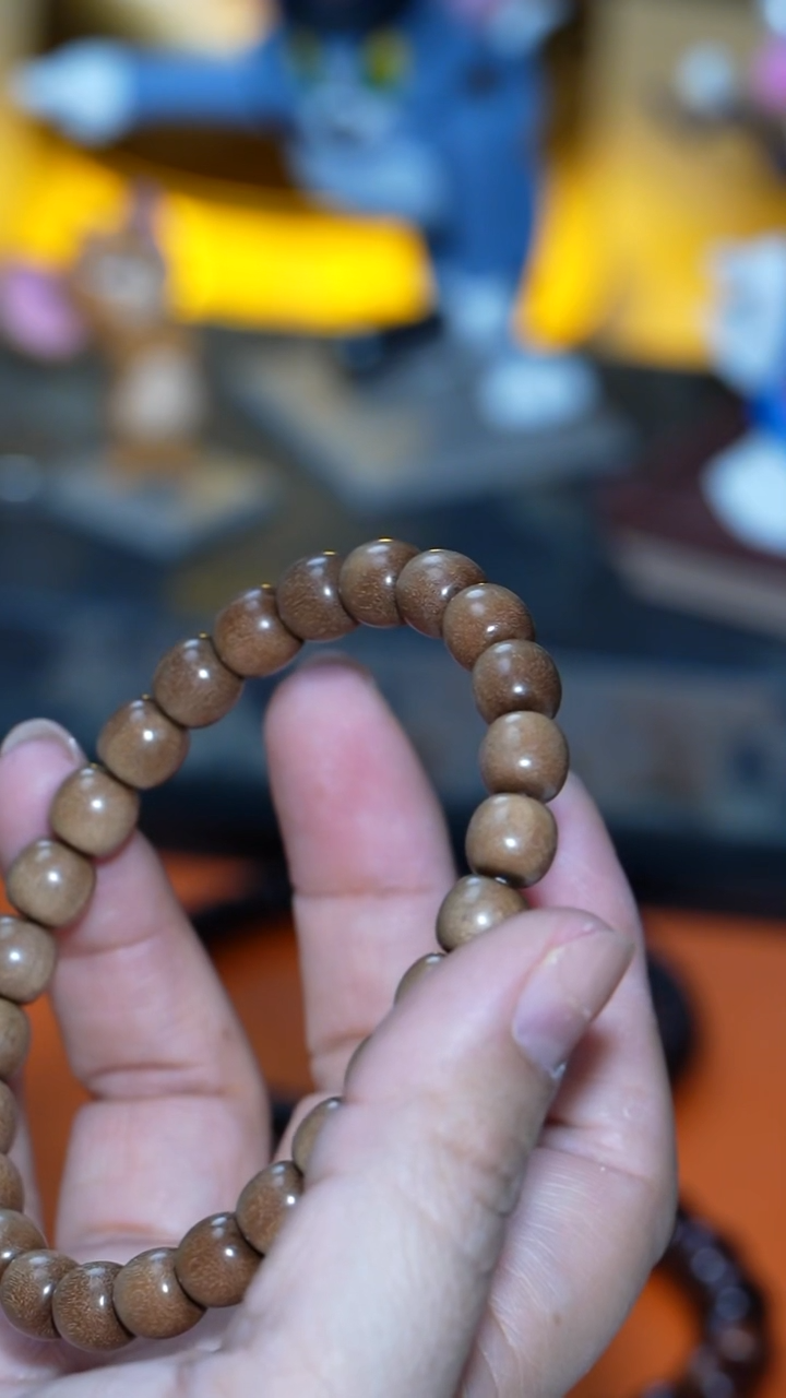 檀香木手串/手链【MOYU】印度迈索尔老山檀香 8*8.5  文玩潮款手串