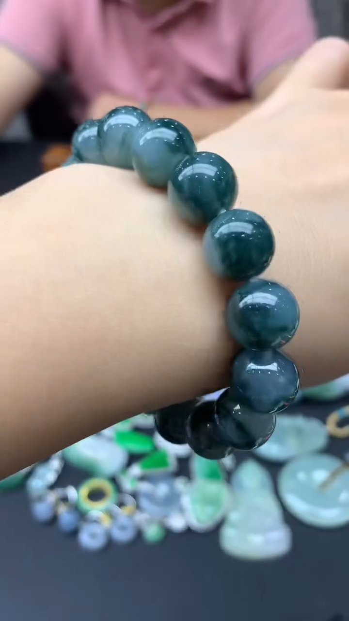 【闪购商品】翡翠手串未镶嵌30-天然翡翠
