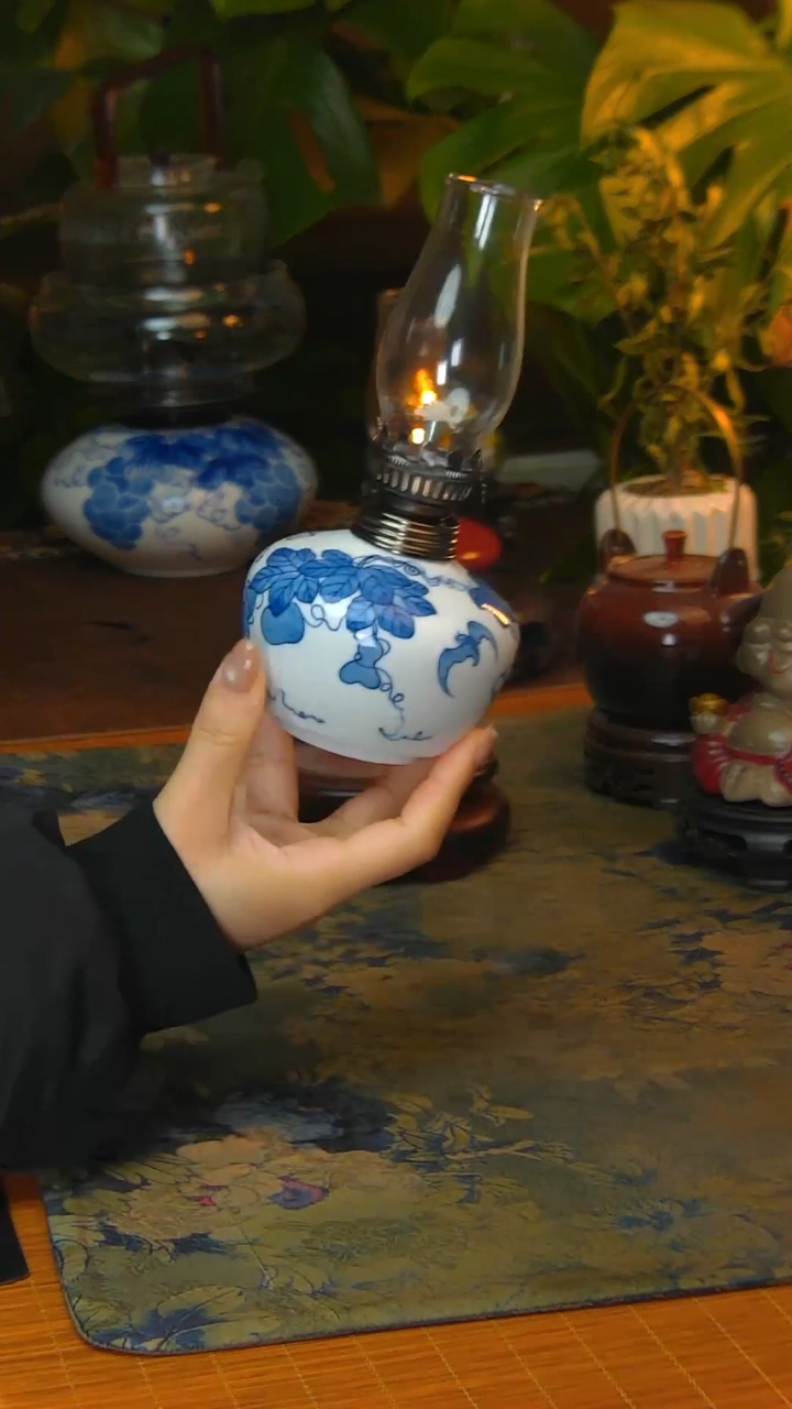 【闪购商品】景德镇陶瓷手工灯摆件