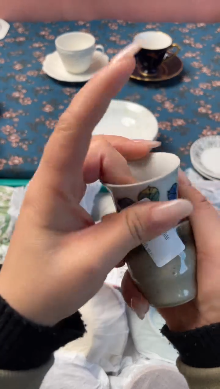 瓷片蓝*瓷器瓷器A94