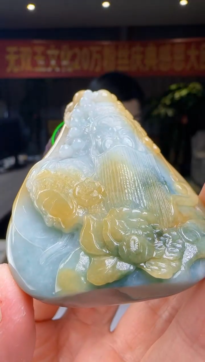 翡翠未镶嵌吊坠(不含链)DY@@60B7J16653