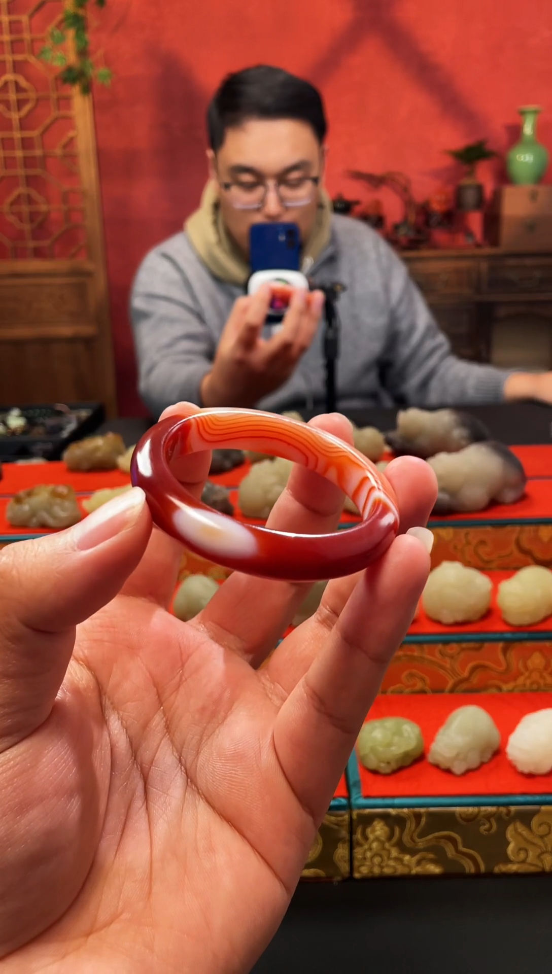 手镯玛瑙/玉髓未镶嵌手镯