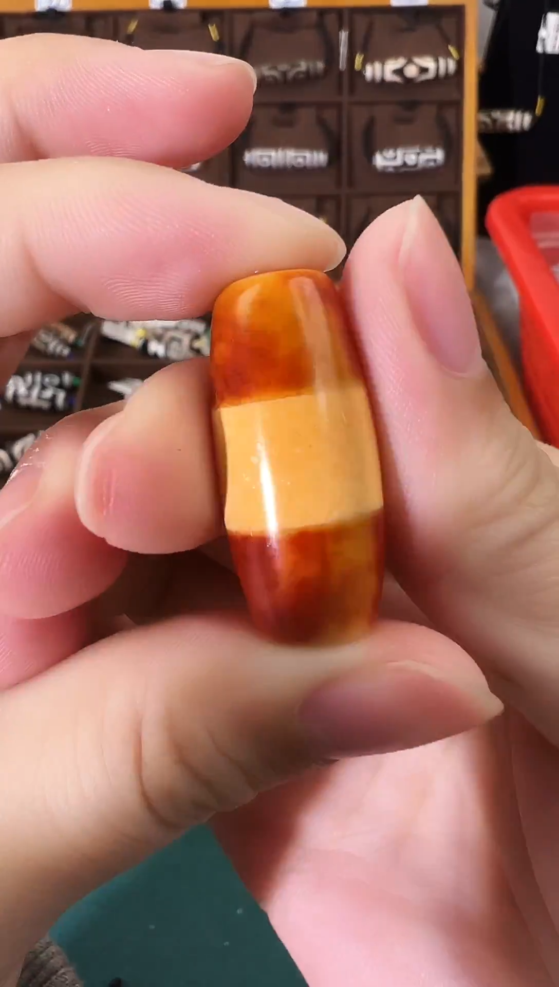 玛瑙/玉髓（覆膜）颈饰未镶嵌27（微瑕随机发货）