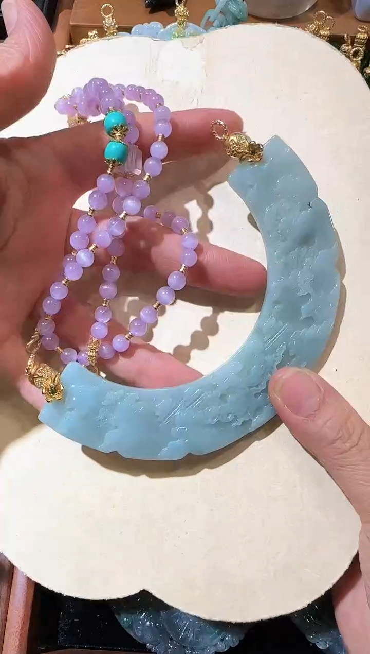 【闪购商品】翡翠颈饰未镶嵌国风