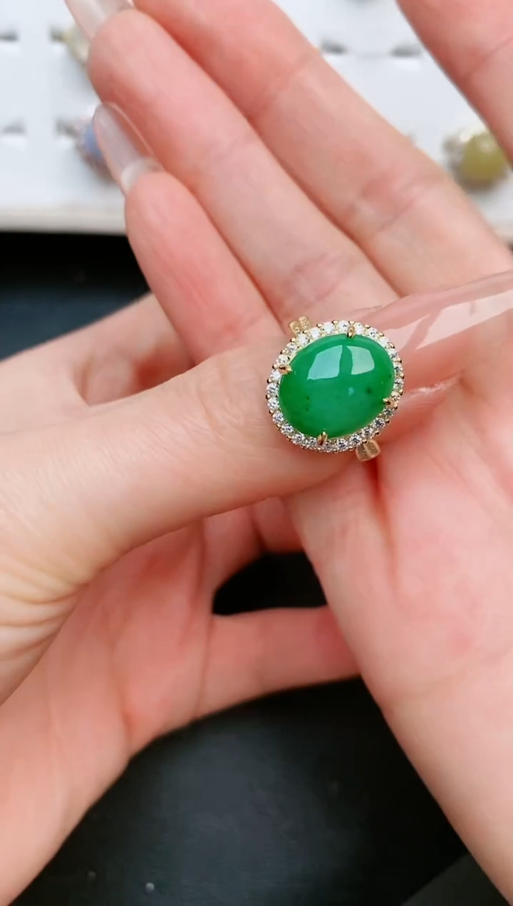 【闪购商品】翡翠戒指银S925镶嵌.....