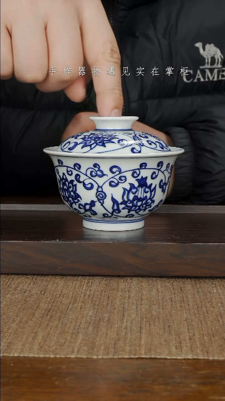 【闪购商品】摆件景德镇手工手绘茶具大器宛成