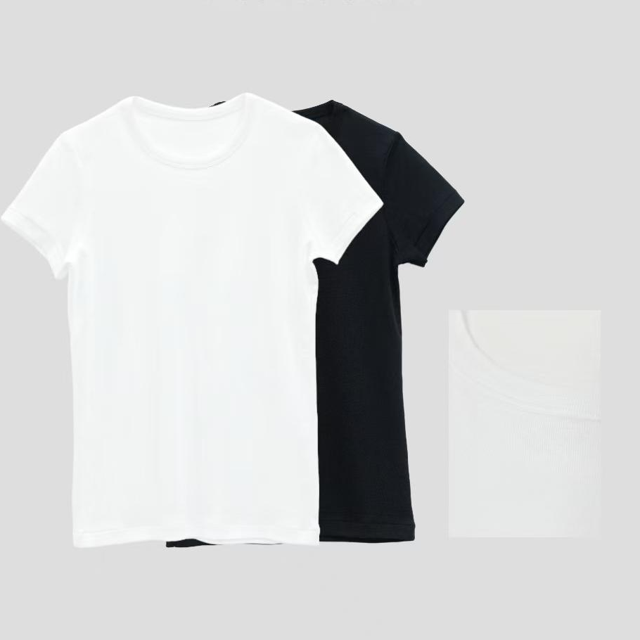 Syr【汝上春奕】%棉圆领纯色短袖T恤 103269 修身 时尚 休闲