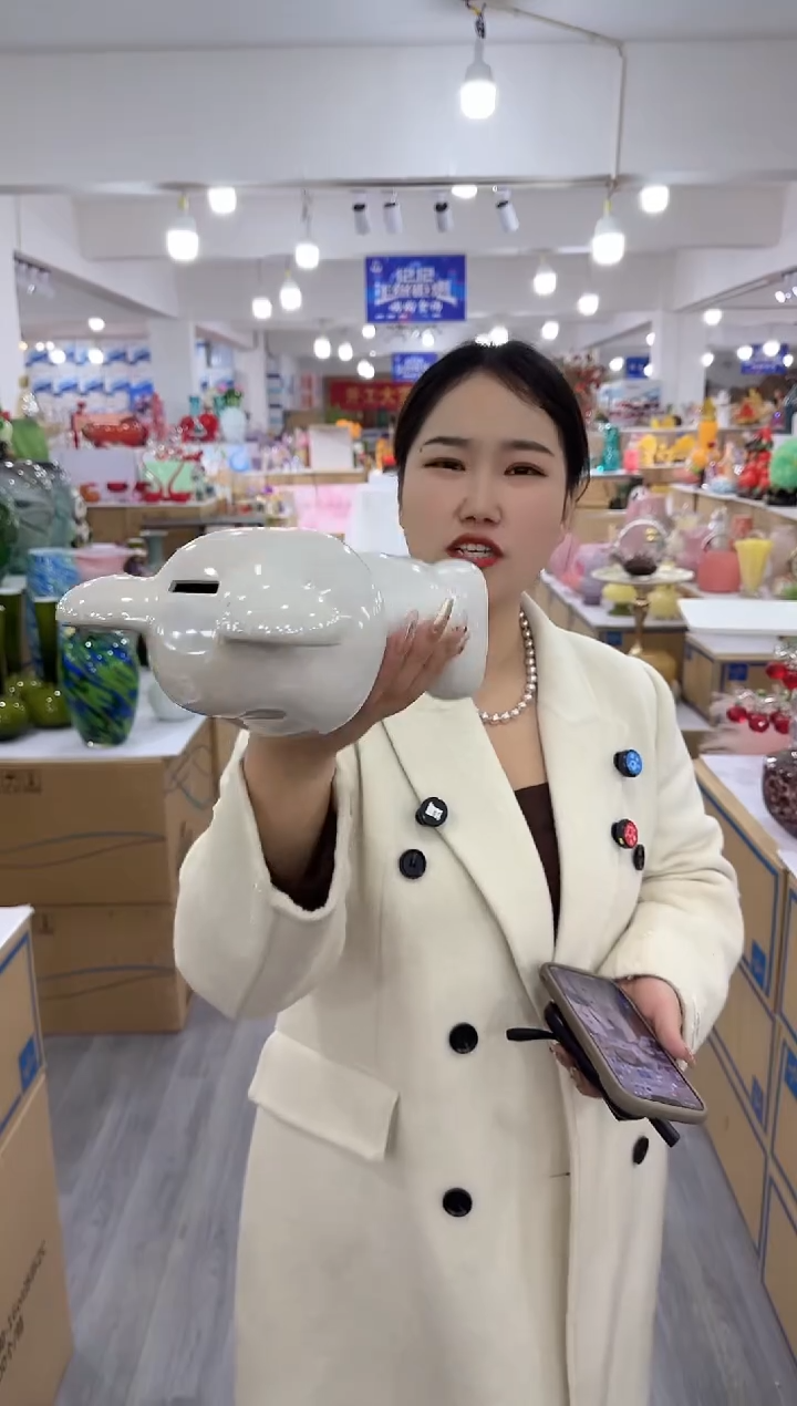 【闪购商品】琉璃简屿花器C-品51