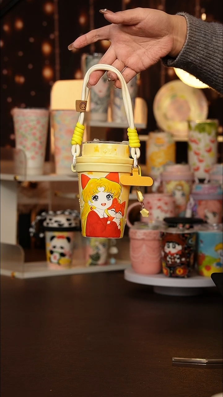 (玉泥）景德镇手工手绘文创陶瓷杯