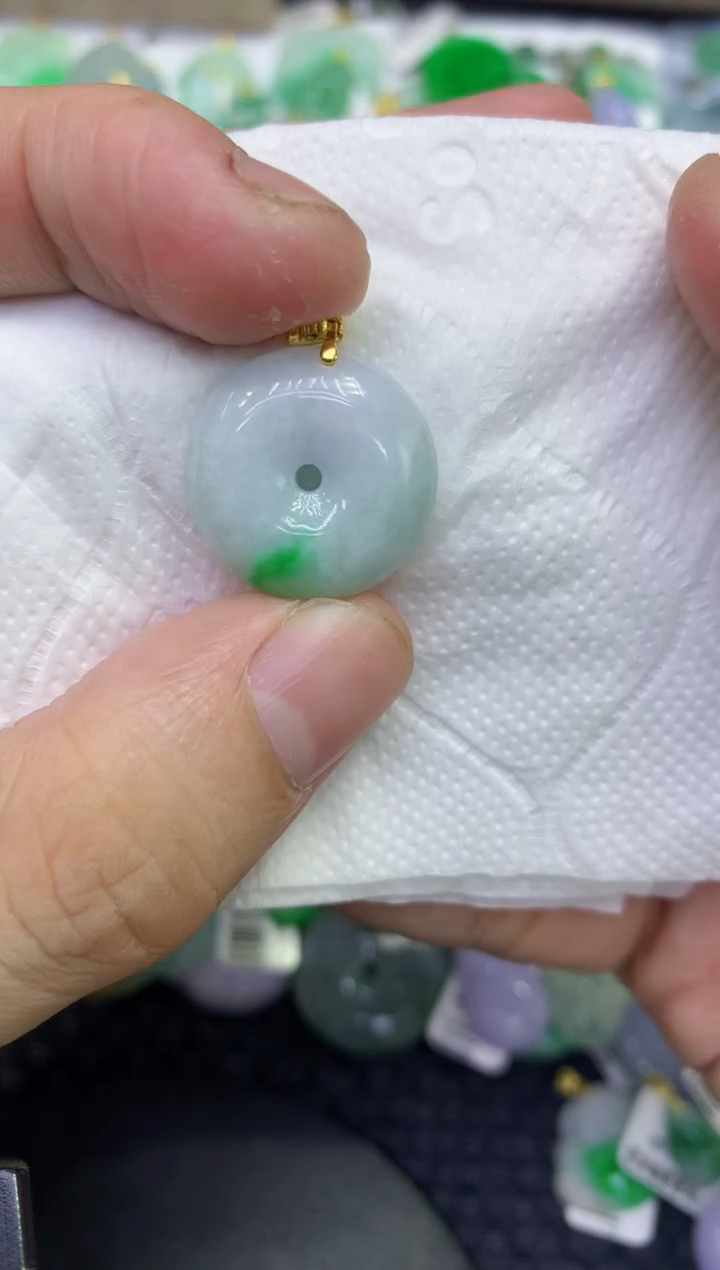 颈饰未镶嵌翡翠天然缅甸A货翡翠