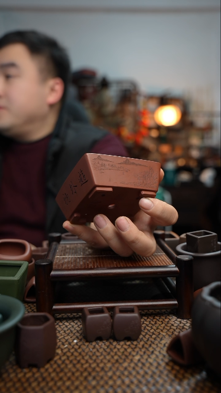 【闪购商品】紫砂花盆長木軒精品紫砂