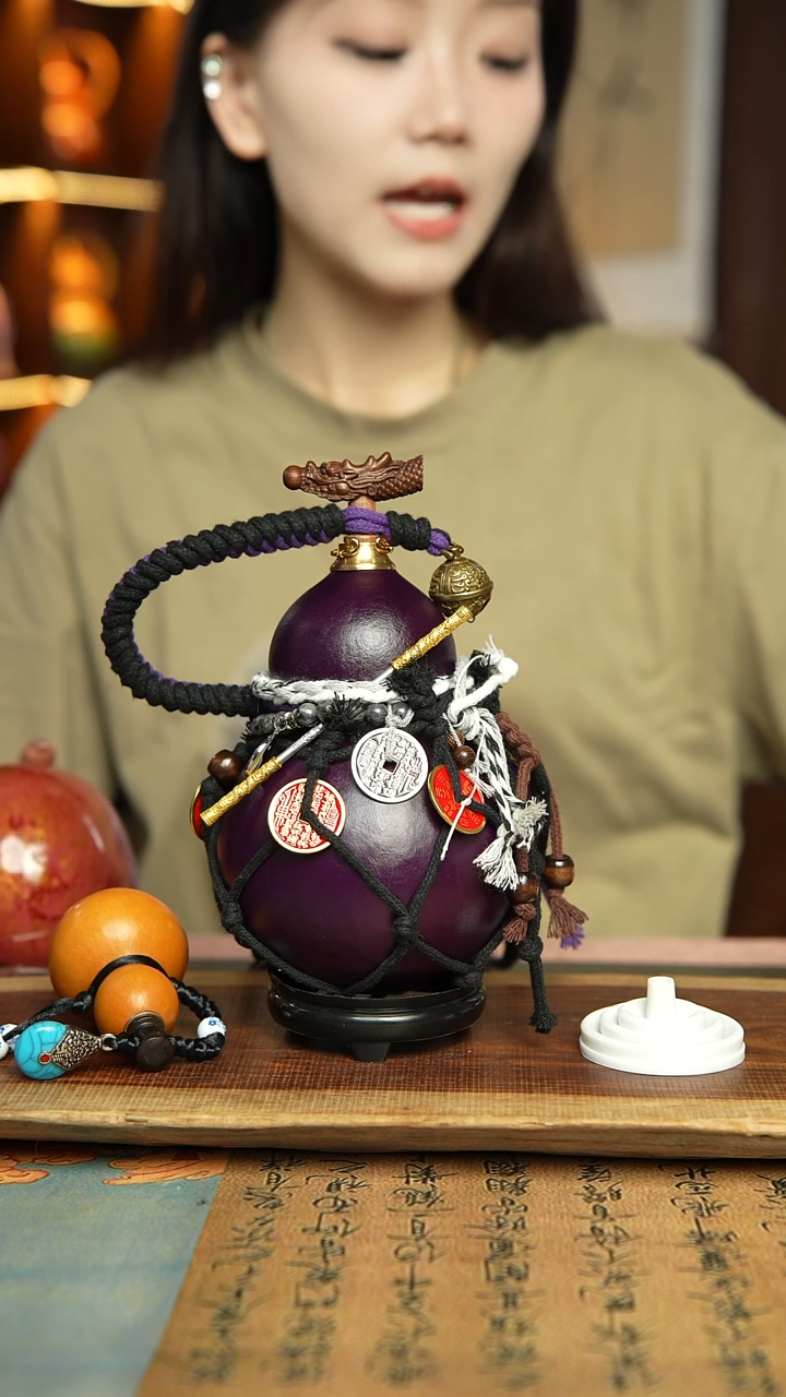 129号精品大漆酒葫芦防腐防渗装水茶酒