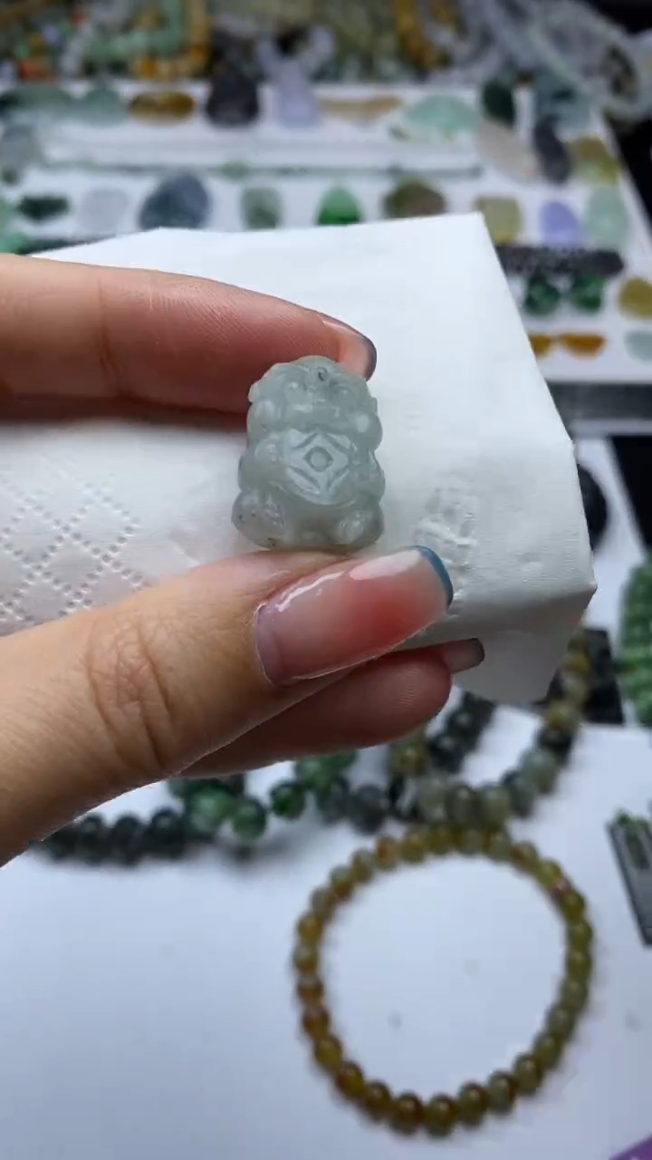 未镶嵌定制翡翠毛货定制不退不换