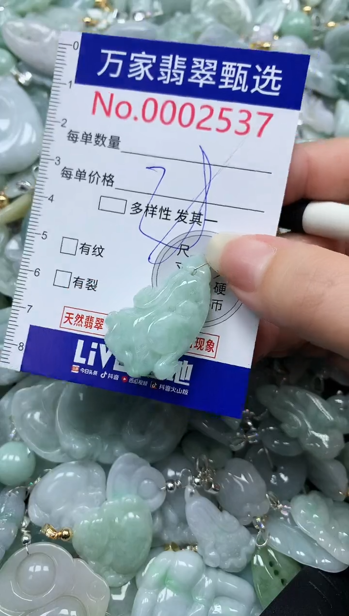 吊坠(不含链)未镶嵌翡翠2537