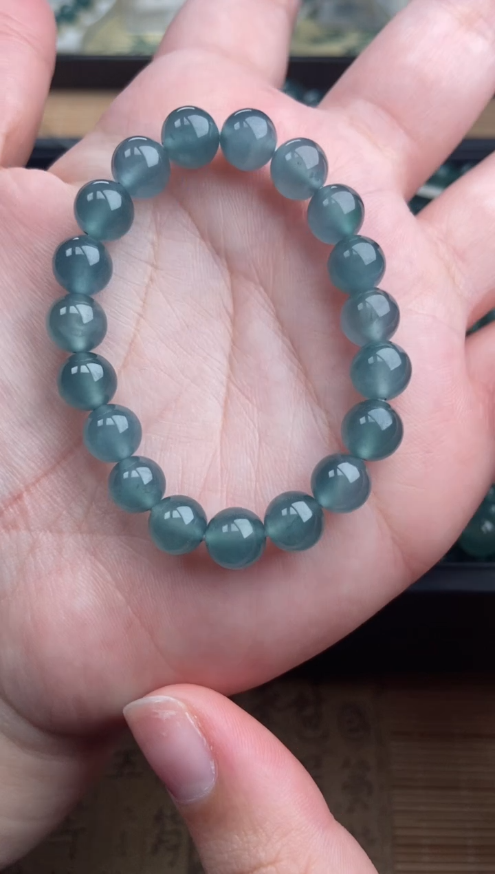 【闪购商品】翡翠手链未镶嵌多样性发货23颗卡8