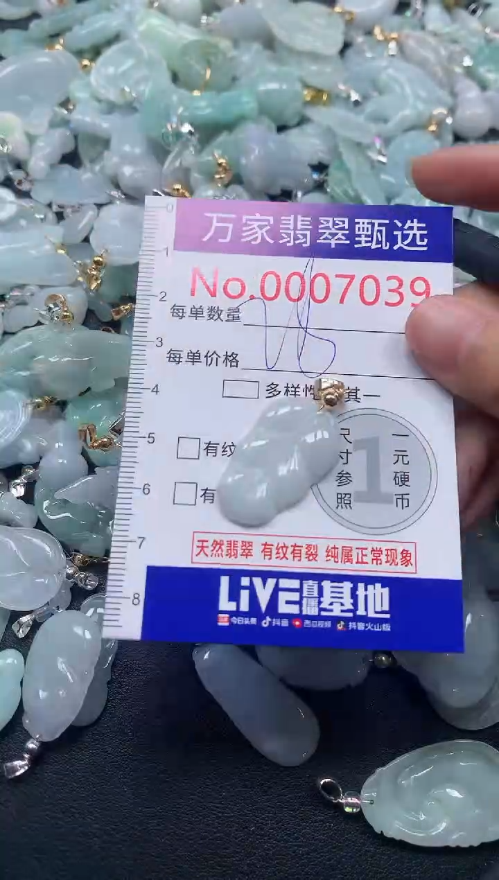 颈饰未镶嵌翡翠7039