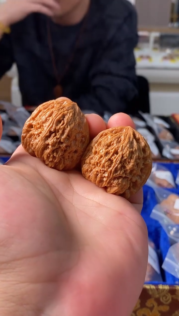 把件文玩核桃八*微修南疆石38尺