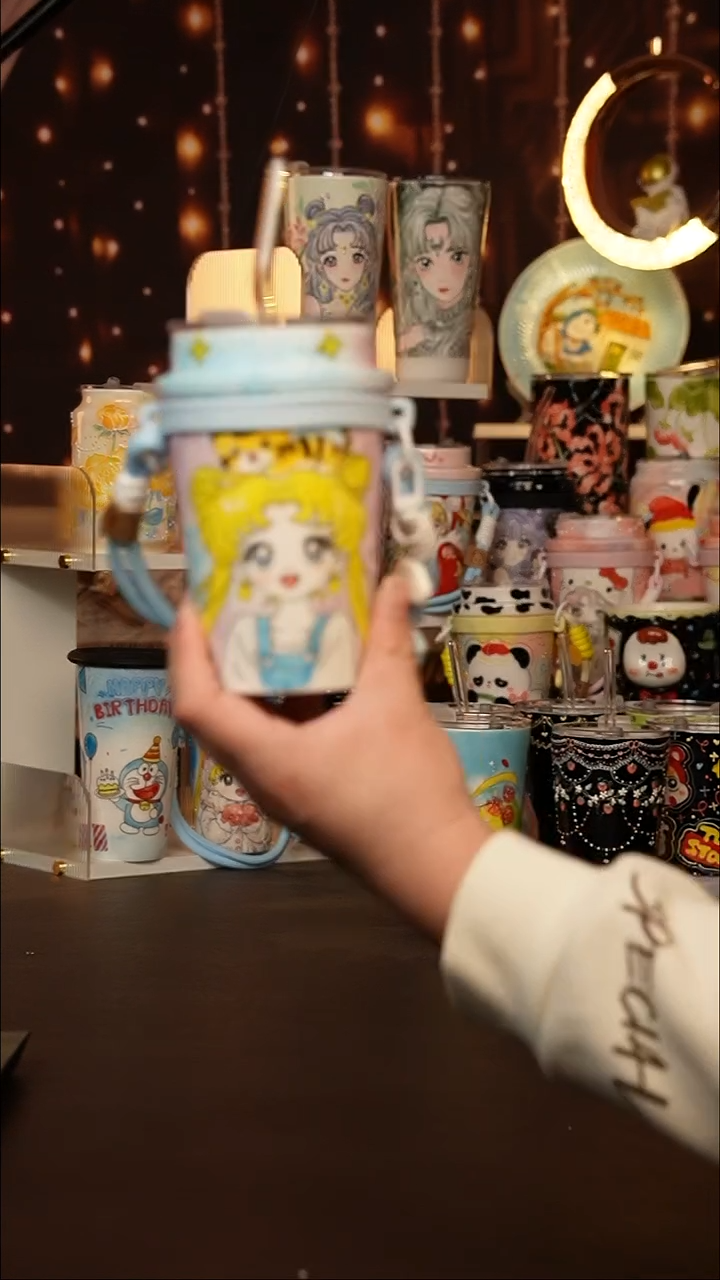 (玉泥）景德镇手工手绘文创陶瓷杯