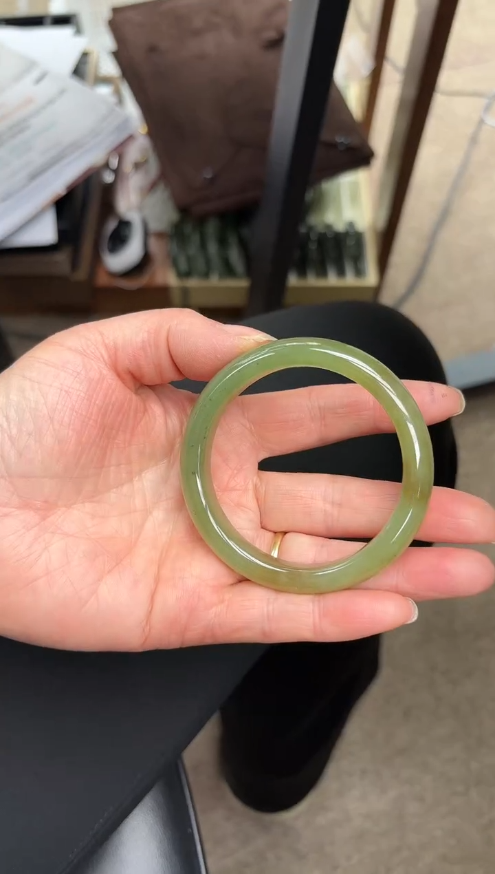 未镶嵌手镯和田玉D-31(55MM)