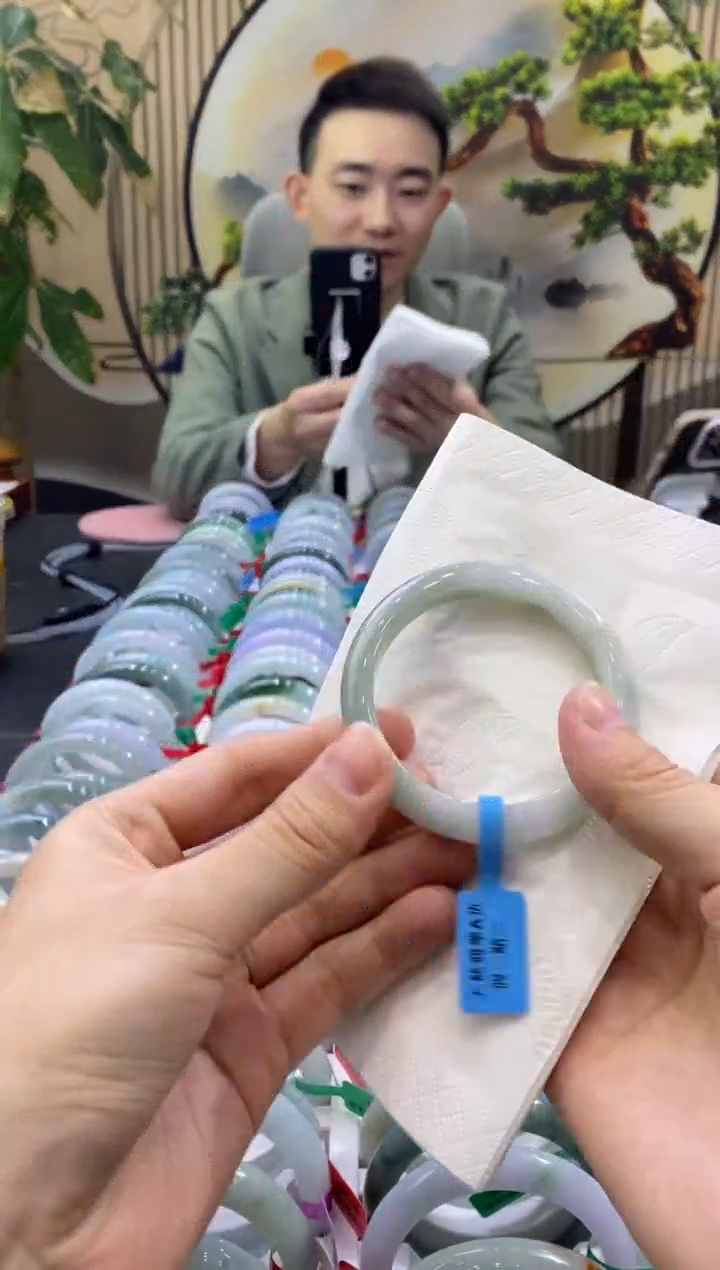 未镶嵌手镯翡翠1517